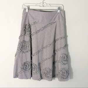 Sunny Leigh Fabric Flower A-line skirt 4